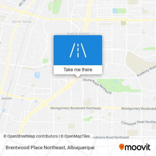 Mapa de Brentwood Place Northeast