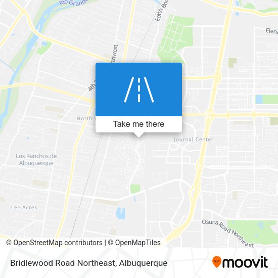 Mapa de Bridlewood Road Northeast