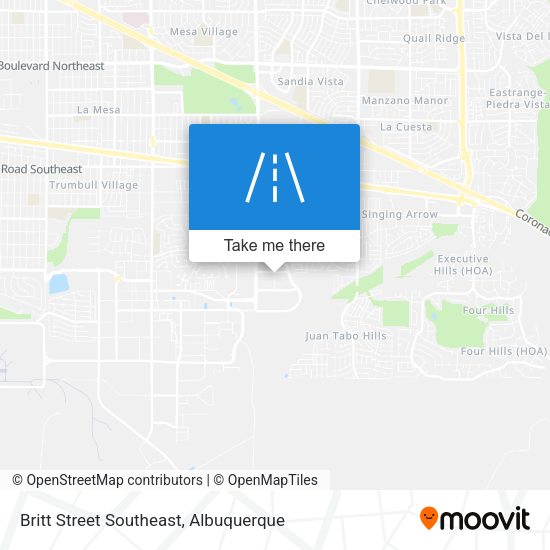 Mapa de Britt Street Southeast