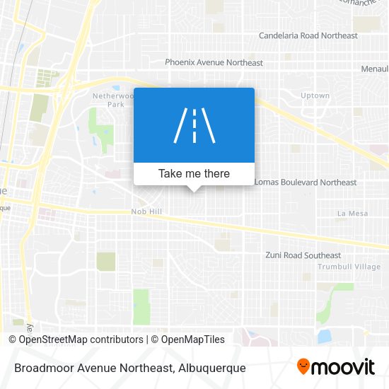 Broadmoor Avenue Northeast map