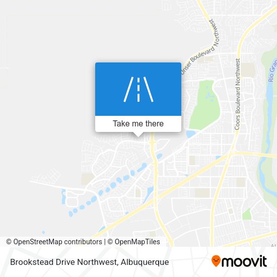 Brookstead Drive Northwest map
