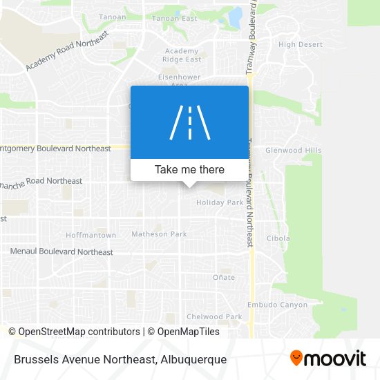Mapa de Brussels Avenue Northeast