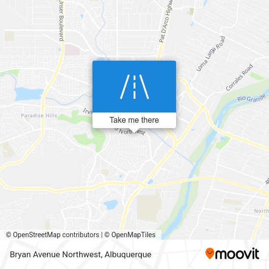 Mapa de Bryan Avenue Northwest