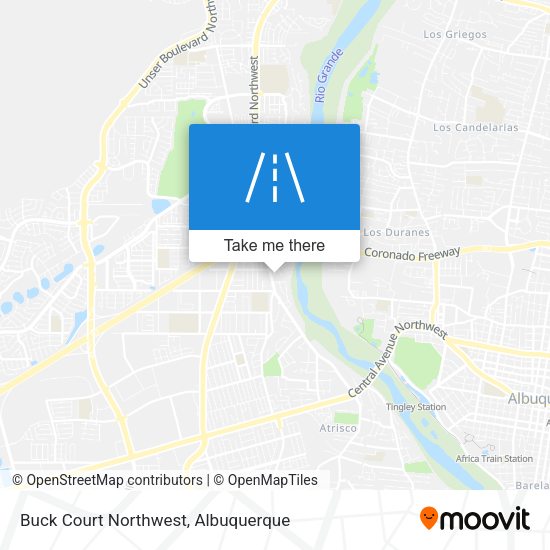 Mapa de Buck Court Northwest
