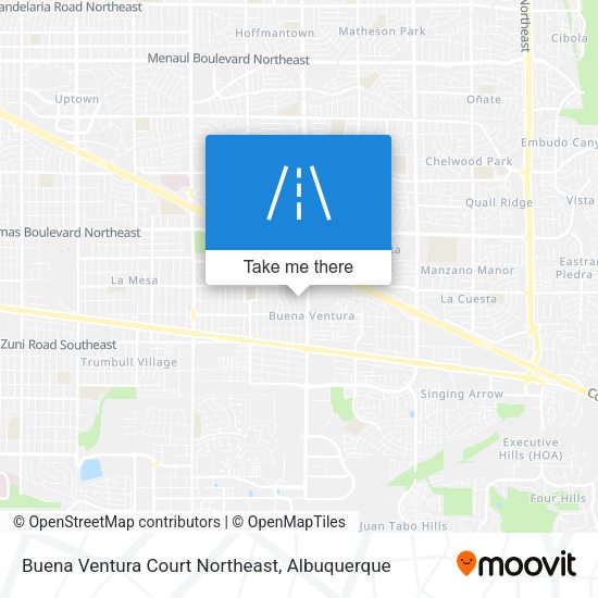 Mapa de Buena Ventura Court Northeast