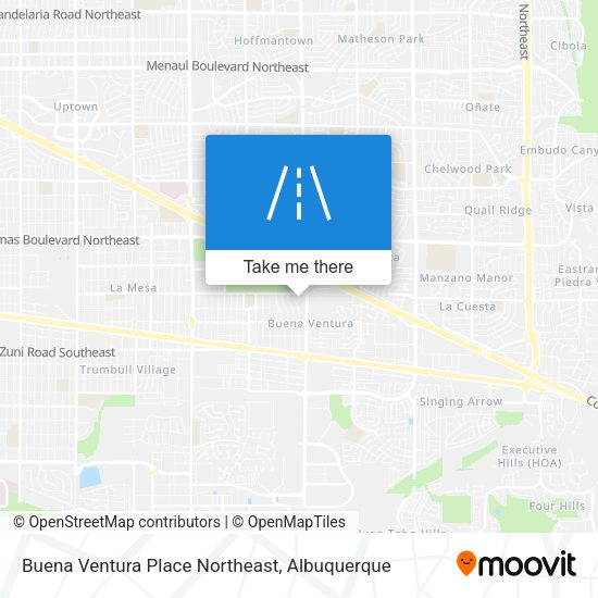 Buena Ventura Place Northeast map