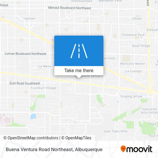 Buena Ventura Road Northeast map