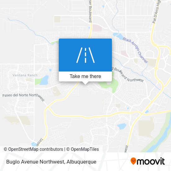 Buglo Avenue Northwest map