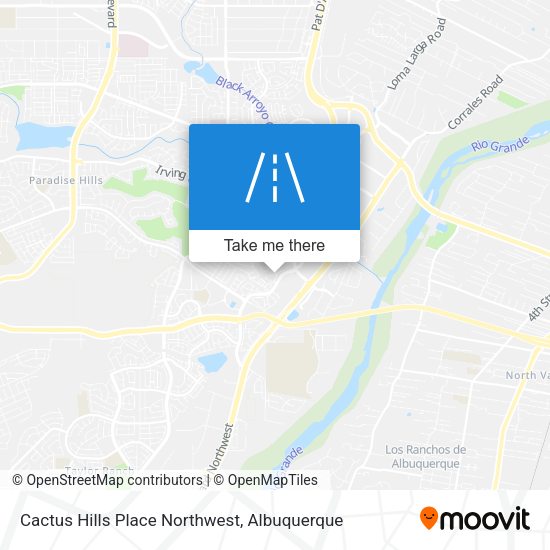 Cactus Hills Place Northwest map