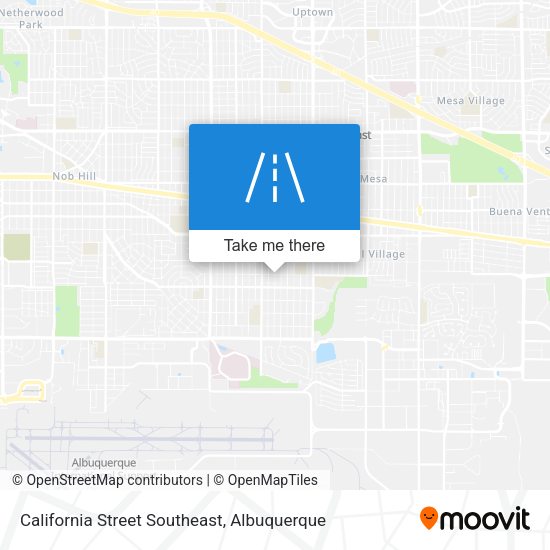 California Street Southeast map