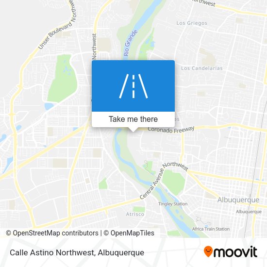 Mapa de Calle Astino Northwest