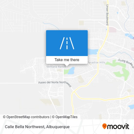 Mapa de Calle Bella Northwest