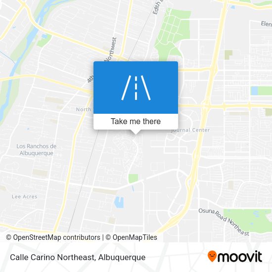 Mapa de Calle Carino Northeast