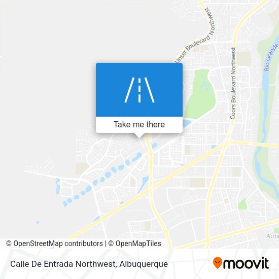 Calle De Entrada Northwest map