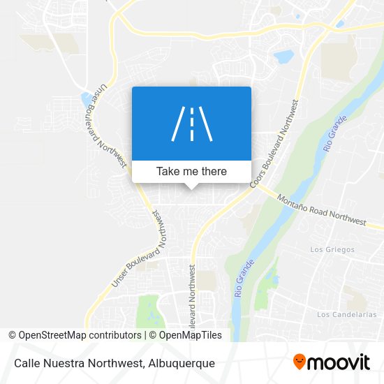 Mapa de Calle Nuestra Northwest