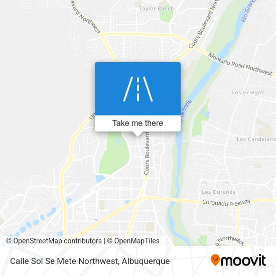 Calle Sol Se Mete Northwest map