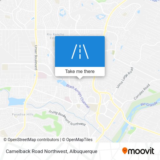 Mapa de Camelback Road Northwest