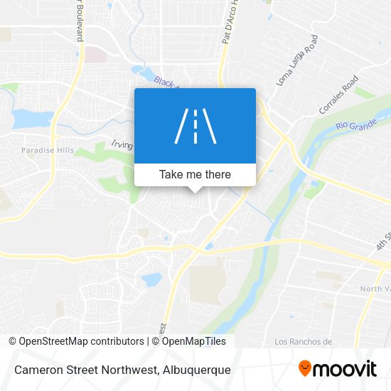 Cameron Street Northwest map