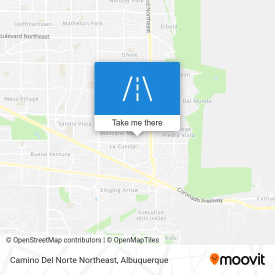 Camino Del Norte Northeast map