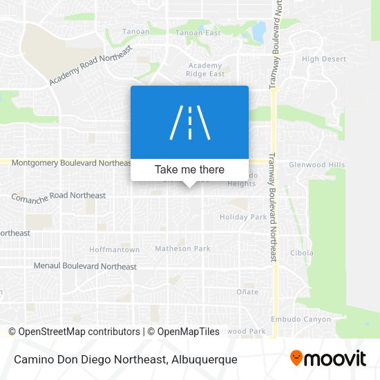 Mapa de Camino Don Diego Northeast