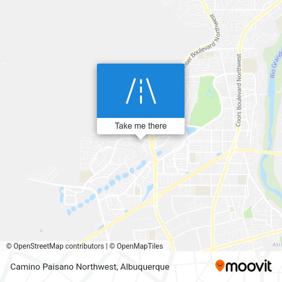 Mapa de Camino Paisano Northwest