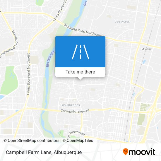Campbell Farm Lane map