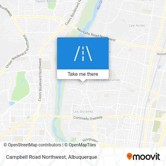 Mapa de Campbell Road Northwest