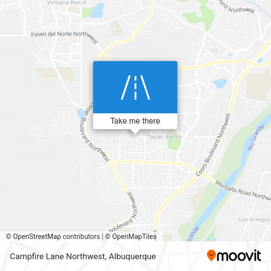 Campfire Lane Northwest map