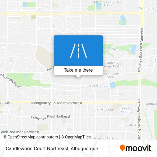 Candlewood Court Northeast map