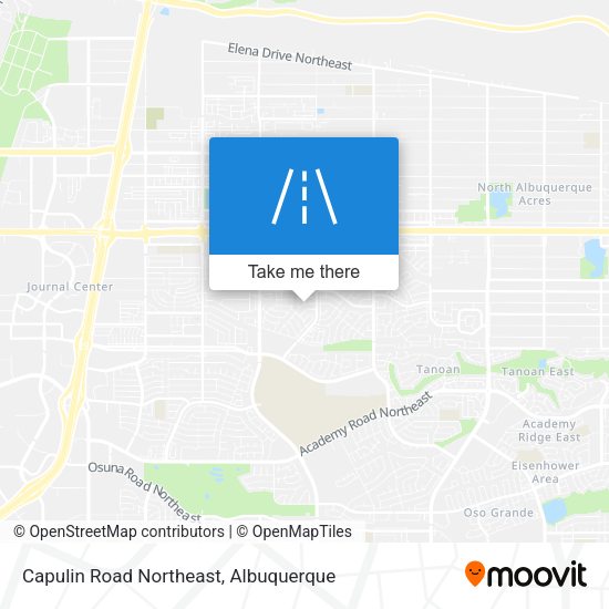 Mapa de Capulin Road Northeast