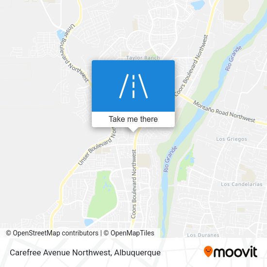 Mapa de Carefree Avenue Northwest