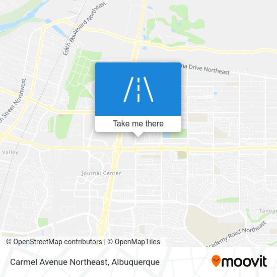 Carmel Avenue Northeast map