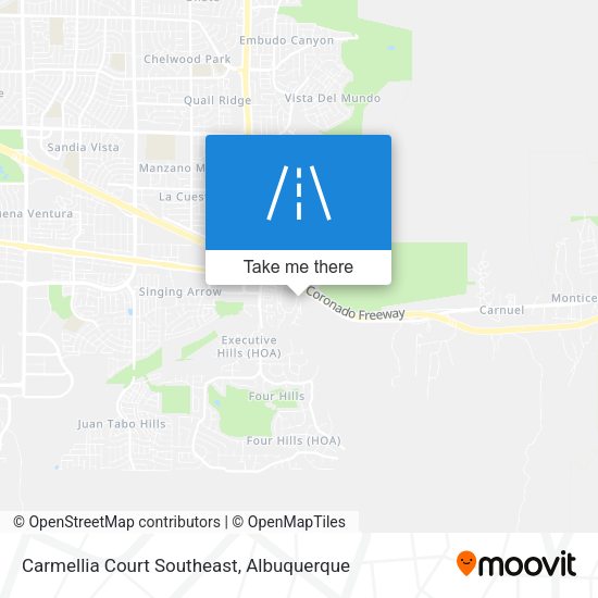 Carmellia Court Southeast map