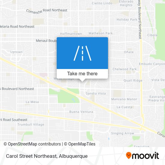 Mapa de Carol Street Northeast