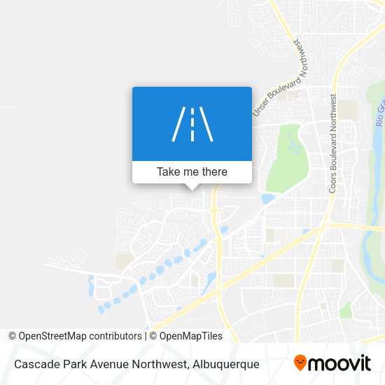 Mapa de Cascade Park Avenue Northwest
