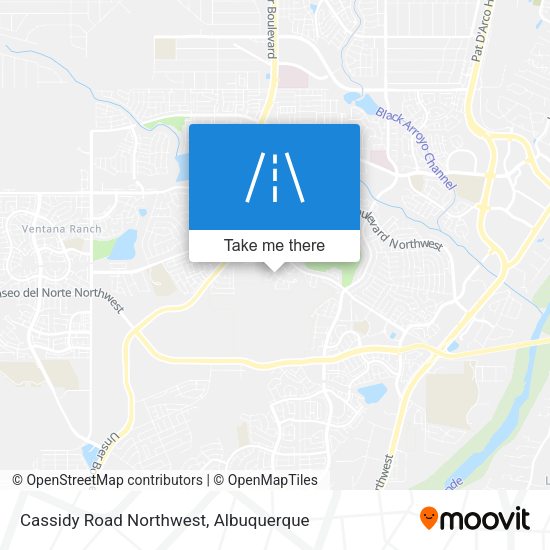 Cassidy Road Northwest map