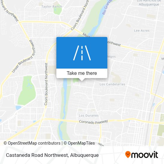 Mapa de Castaneda Road Northwest
