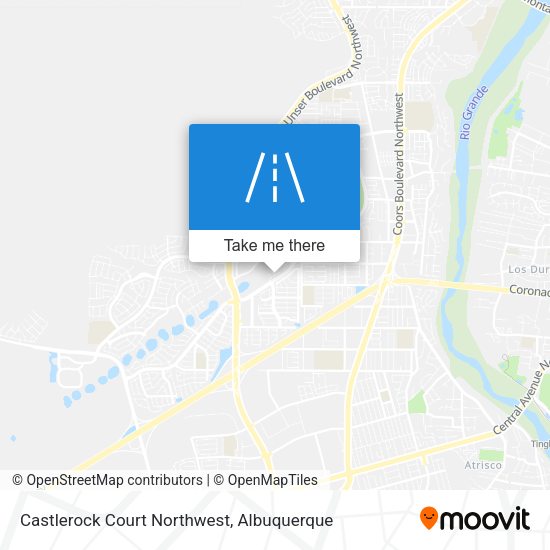 Castlerock Court Northwest map