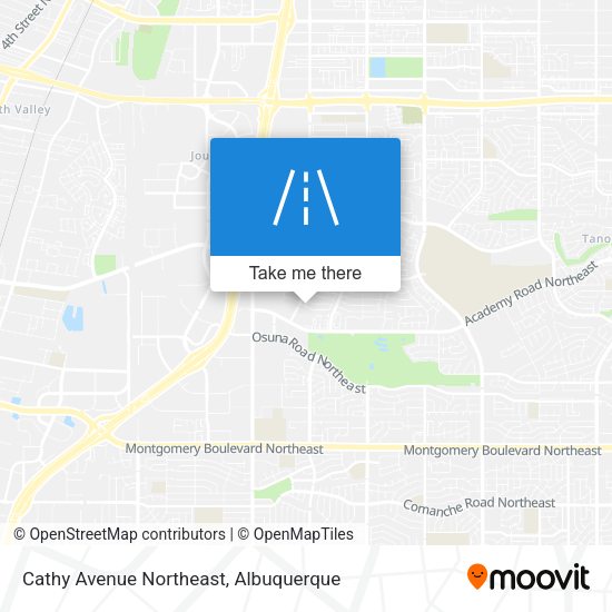 Cathy Avenue Northeast map