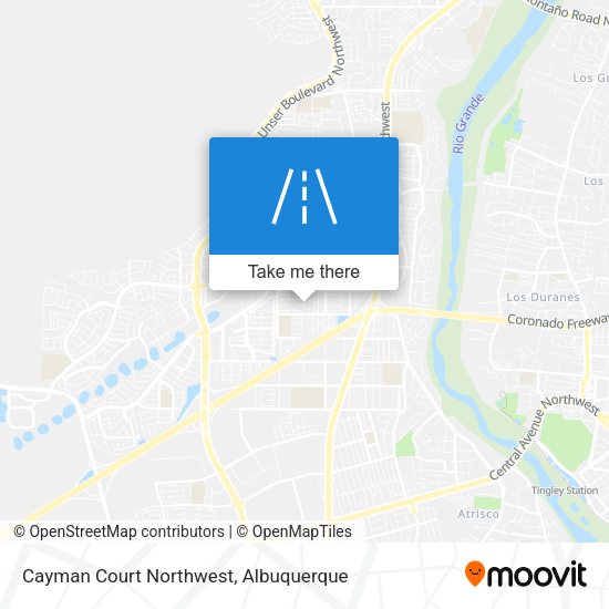 Mapa de Cayman Court Northwest
