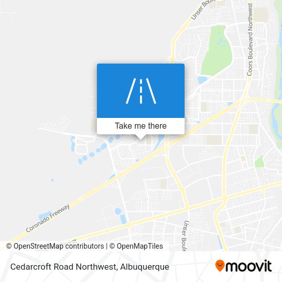 Mapa de Cedarcroft Road Northwest