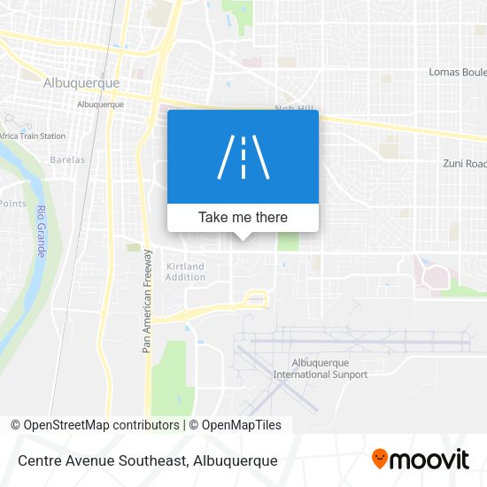 Centre Avenue Southeast map