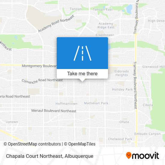Chapala Court Northeast map