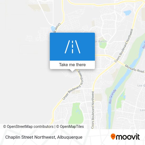 Chaplin Street Northwest map