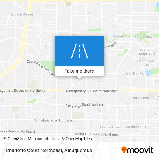 Mapa de Charlotte Court Northeast