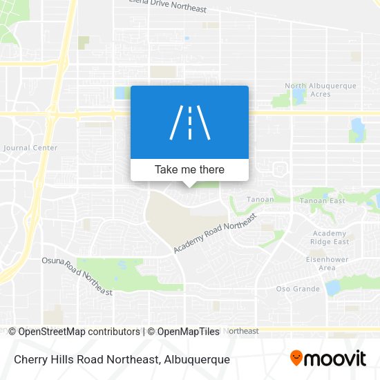 Mapa de Cherry Hills Road Northeast