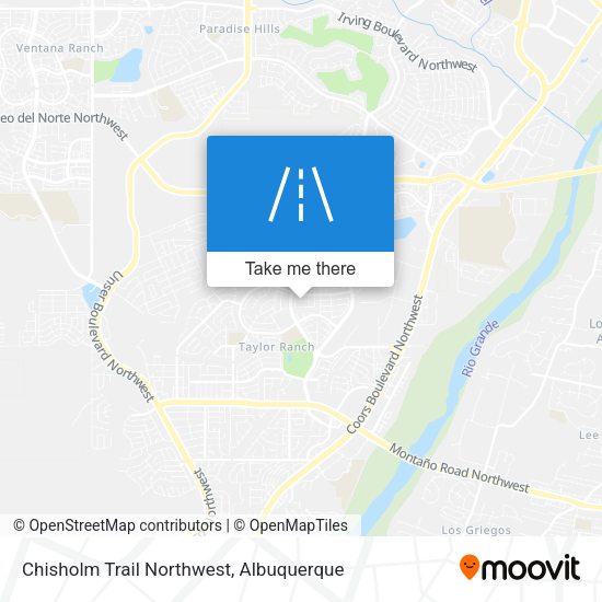 Chisholm Trail Northwest map