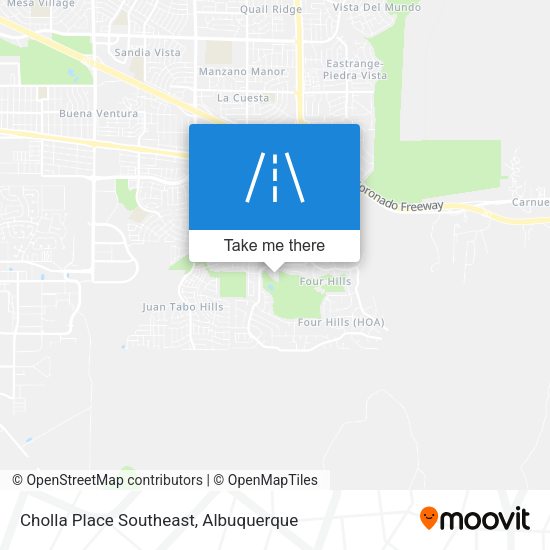 Cholla Place Southeast map