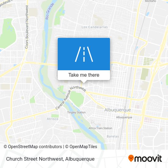 Mapa de Church Street Northwest