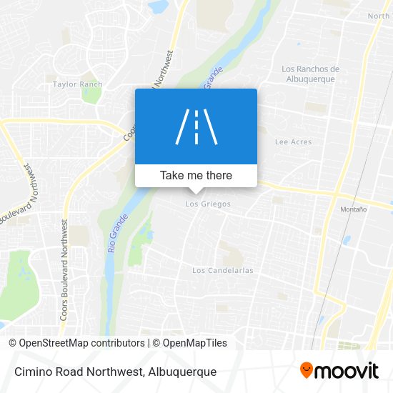 Cimino Road Northwest map